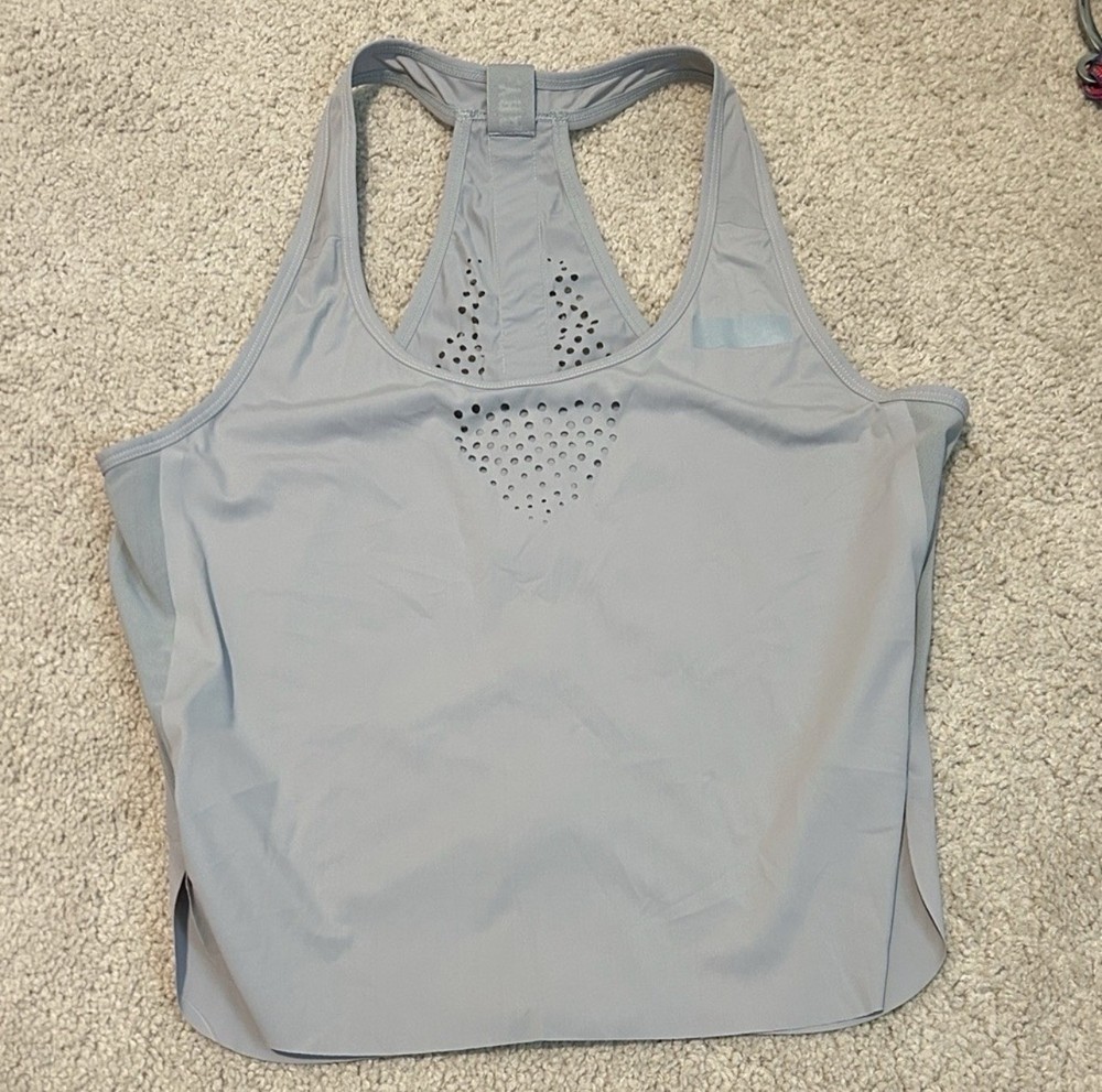 Gymshark Women's Gray Be a Visionary Crop Athleisure Top
