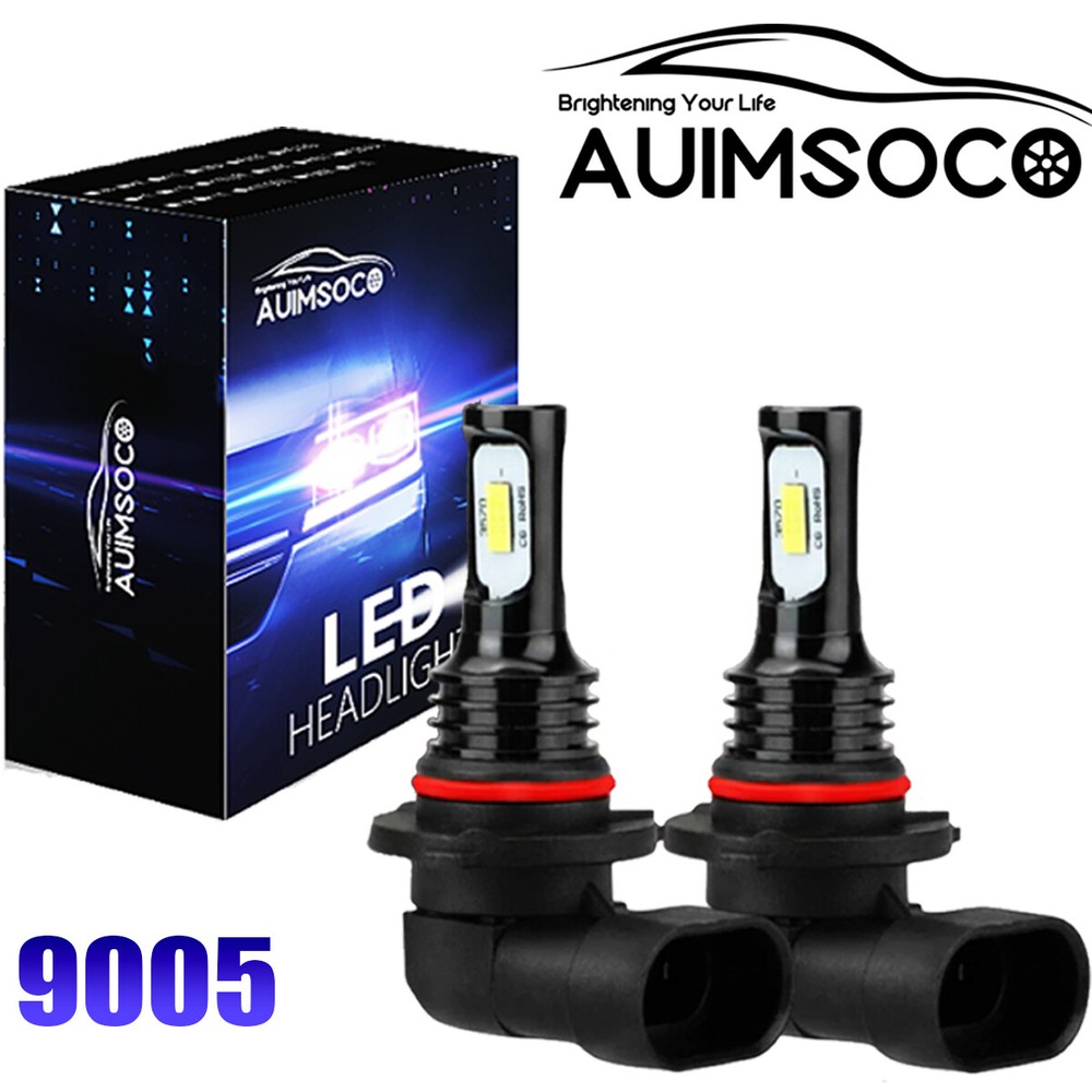 2PCS 9005 HB3 LED Headlight Bulbs High Beam Super Bright Conversion Kit  