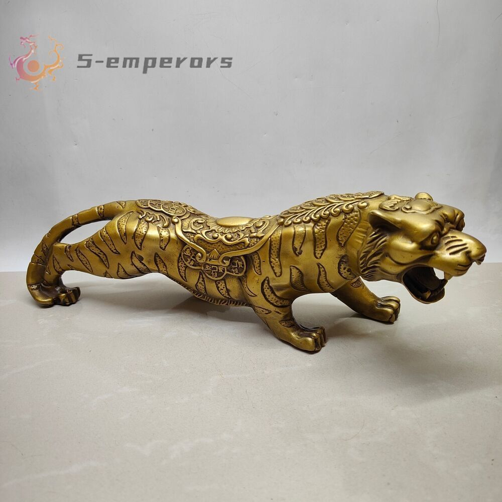 Chinese Antique Bronze Tiger Ornaments Collect