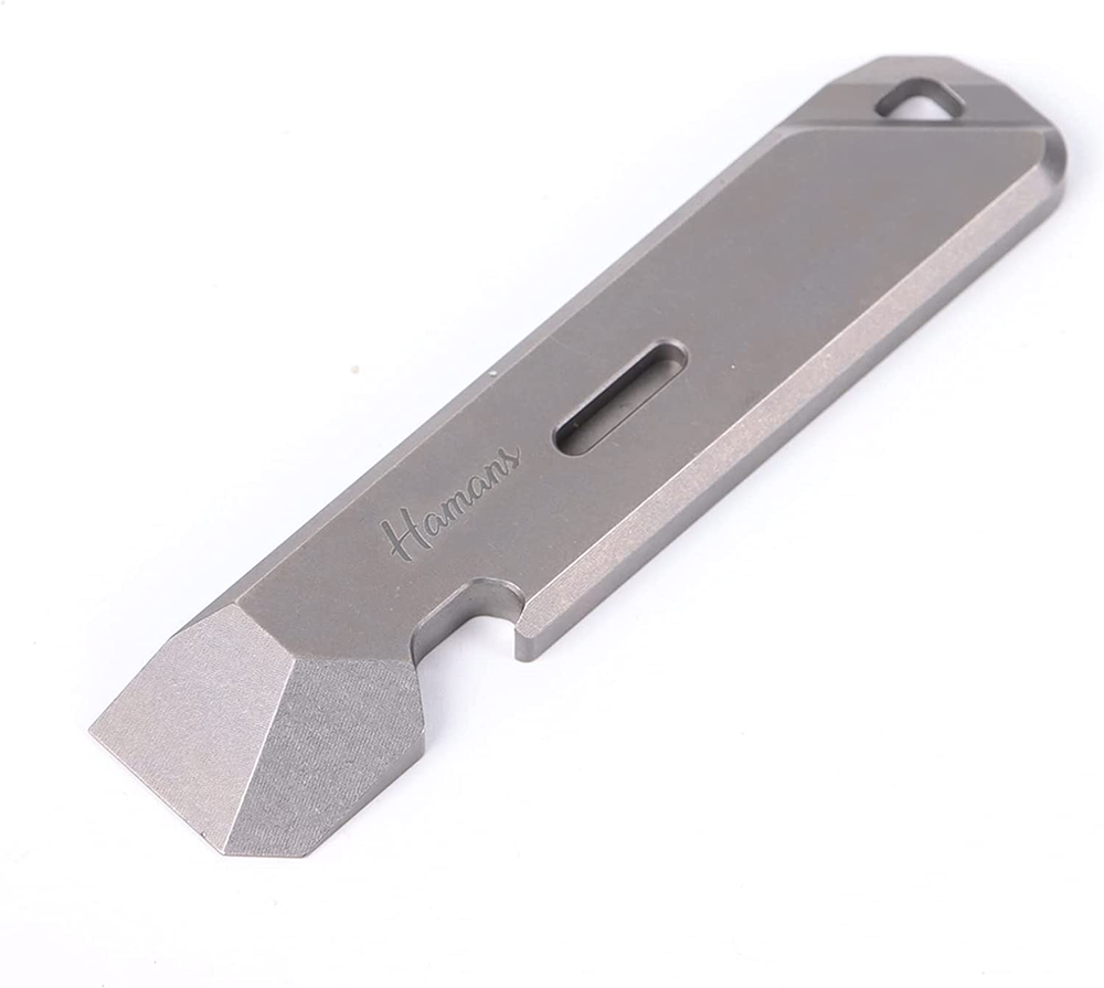 Titanium EDC Pry Bar with Bottle Opener Function Portable Multi Tool