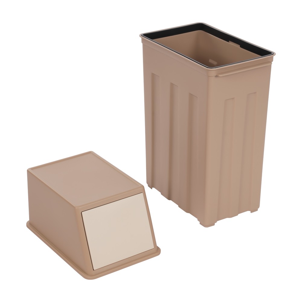 8 Gallon Trash Can, Slim Trash Can with Lid, Tall & Narrow Trash Bin