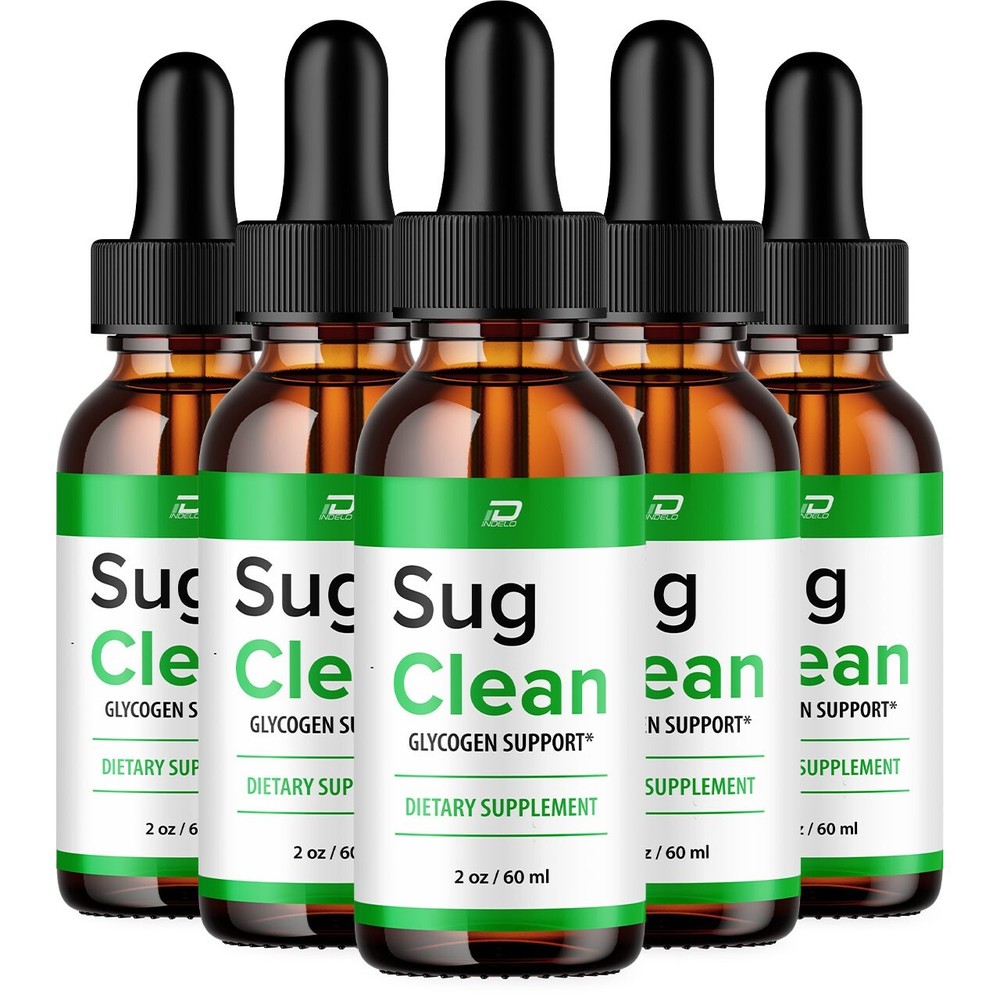 (5Pack) Sug Clean Drops Healthy Formula - SugClean Liquid All Natural Healthy