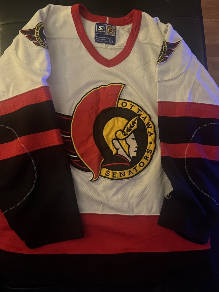 Vintage 90s Rare Ottawa Senators Starter Ice Hockey Jersey
