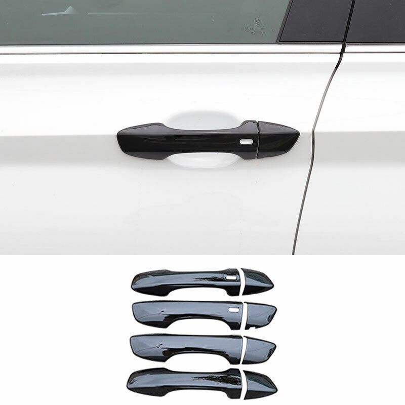 Volkswagen Jetta Mk7 2019-23 ABS Black Smart Exterior Door Handle Cover Trim