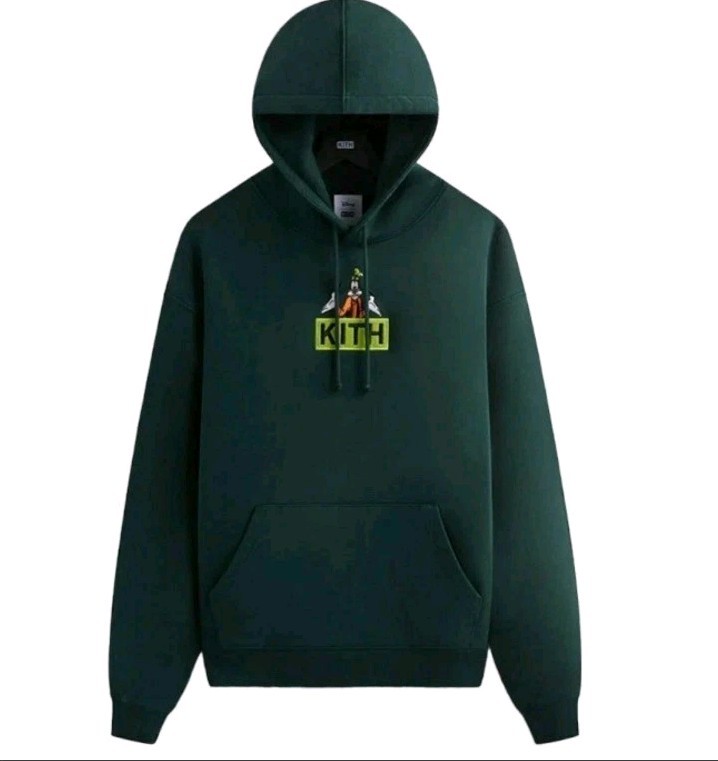 Kith x Disney Mickey & Friends Cyber Monday Goofy Classic Logo Hoodie Size XXL-image