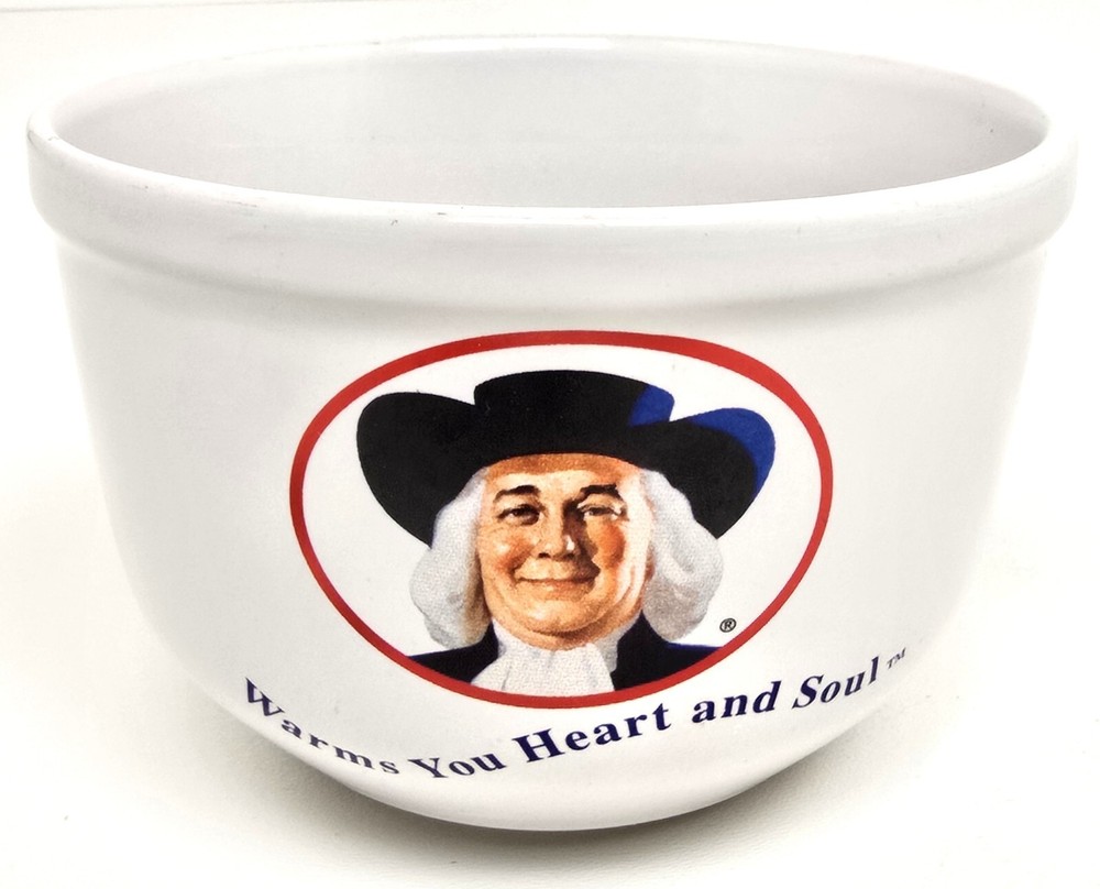 Vintage Quaker Oats Heavy oatmeal cereal bowl 