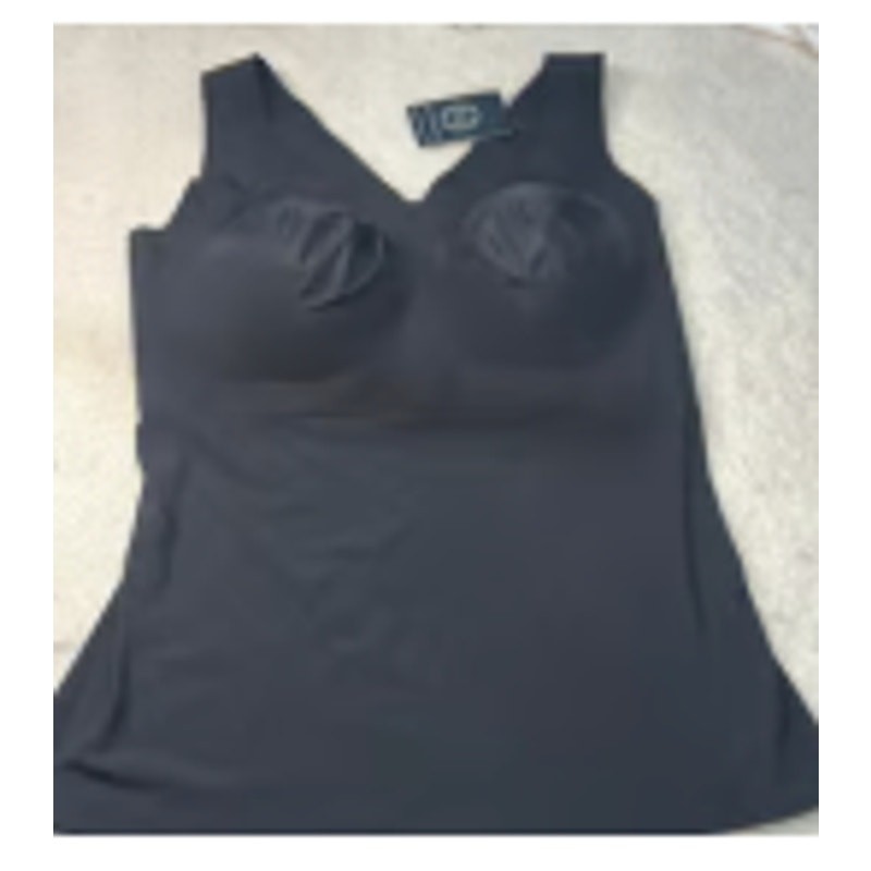 NWT Evelyn & Bobbie Defy Black Tank Bra in Size XL  