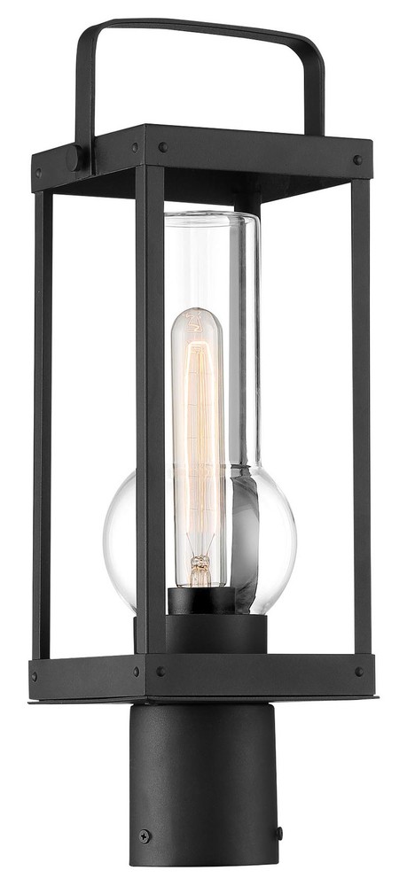 Sand Coal 19-Inch Sullivans Landing Outdoor Post Light by The Great Outdoors 73166