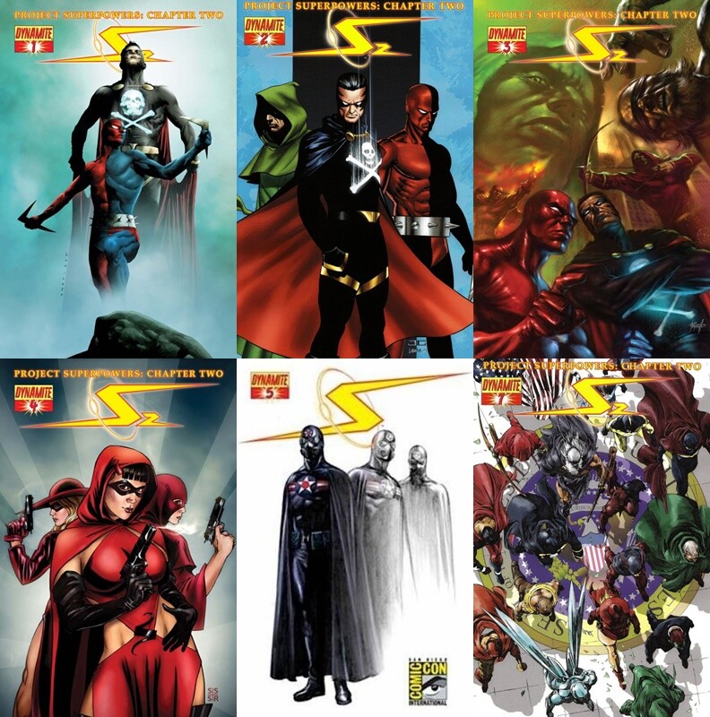 Project Superpowers: Chapter Two #1-4 #7 Project Superpowers #5 - 6 Comics