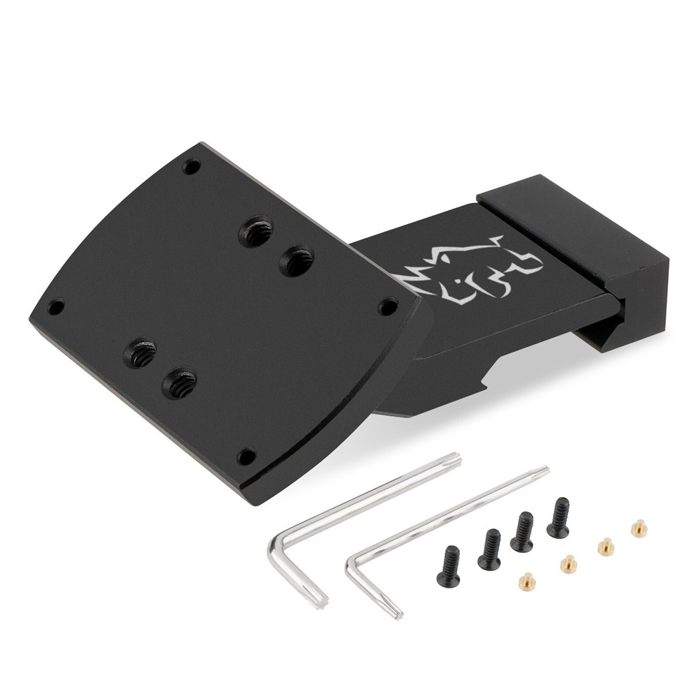 MUCITUP 35° Offset RMR Red Dot Mount 6061-T6 Aluminum Ambi Locking Zero Hold