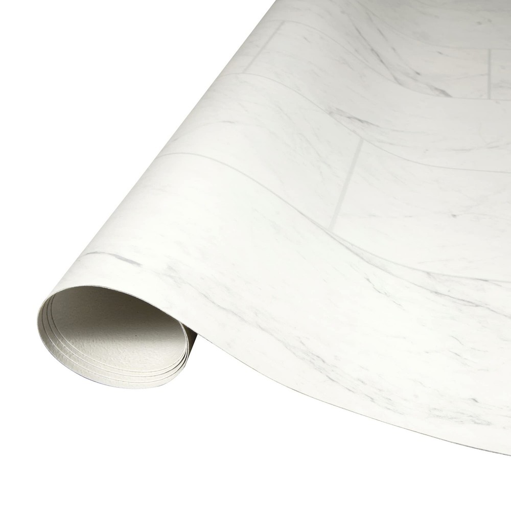Mohawk Elite Sheet Vinyl Flooring Calla Lily Marble 8.5x7 Roll Waterproof Durable