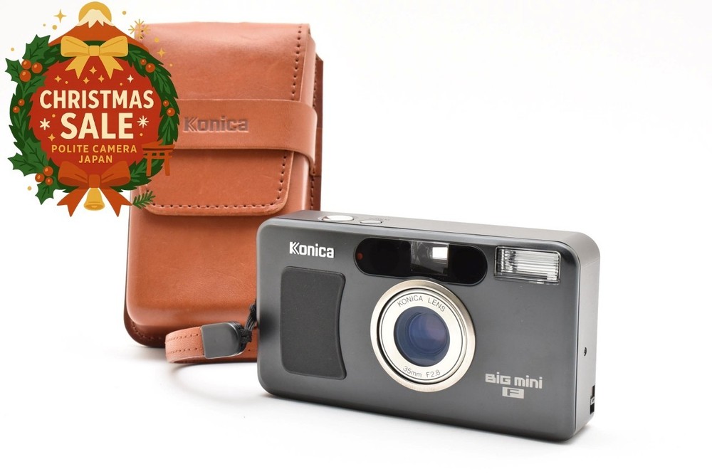 [Christmas Gift Sale] Konica Big mini F 35mm Film Camera LCD Works From JAPAN-image