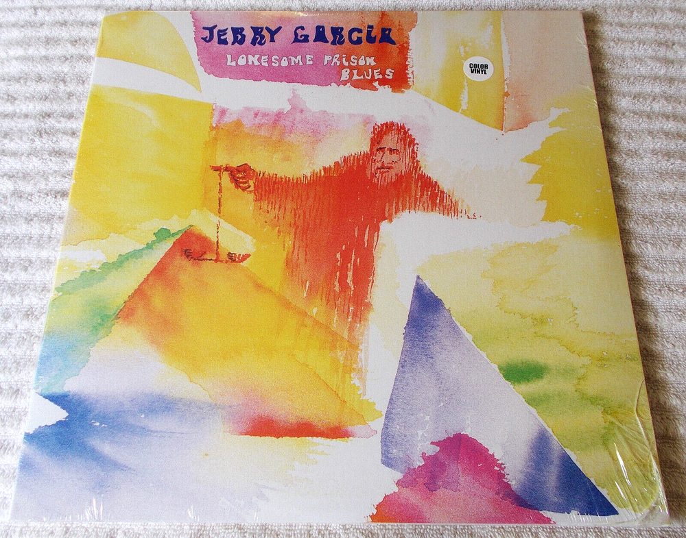 JERRY GARCIA - LONESOME PRISON BLUES ACOUSTIC SHOW OREGON PRISON 1982 SLD CV LP