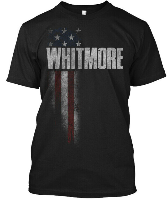 Latest Whitmore Family American Flag T-Shirt Made in the USA Size S to 5XL