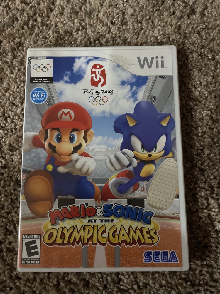 Mario & Sonic At The Olympic Games Beijing 2008 (Nintendo Wii) Complete CIB