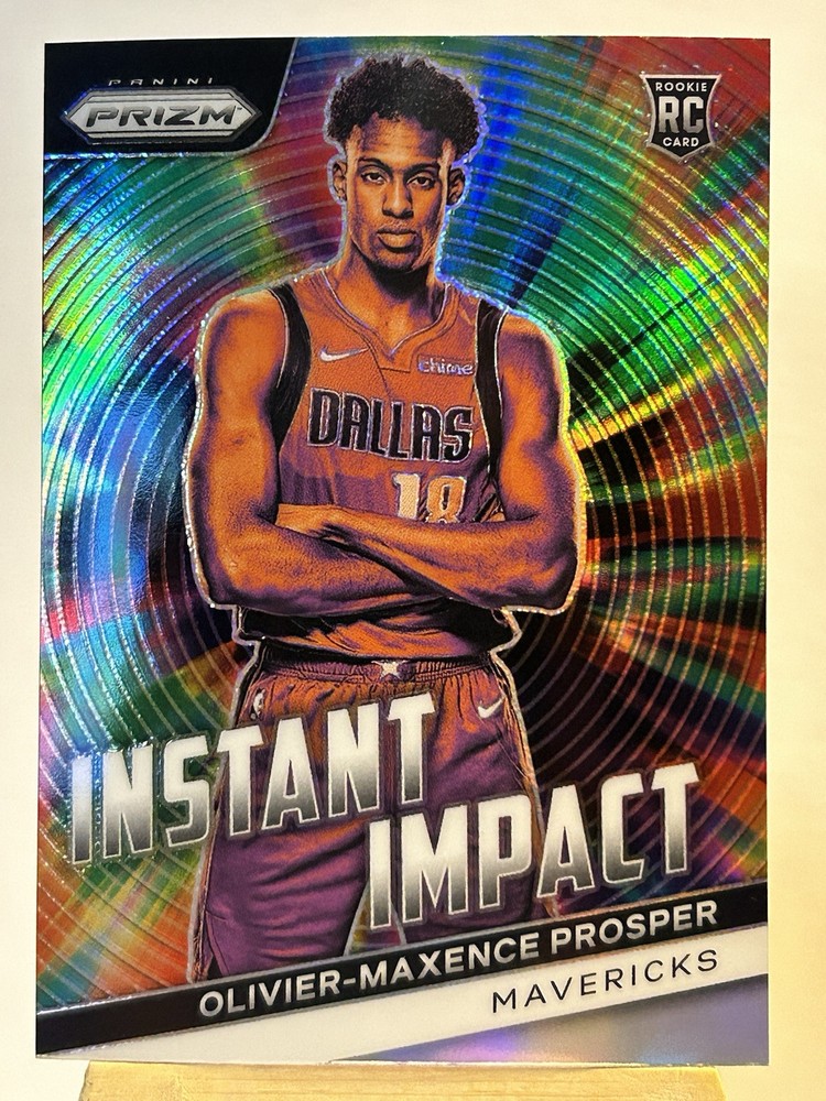 2023-24 Panini Prizm RC Olivier-Maxence Prosper Silver Instant Impact #6 Mavs￼