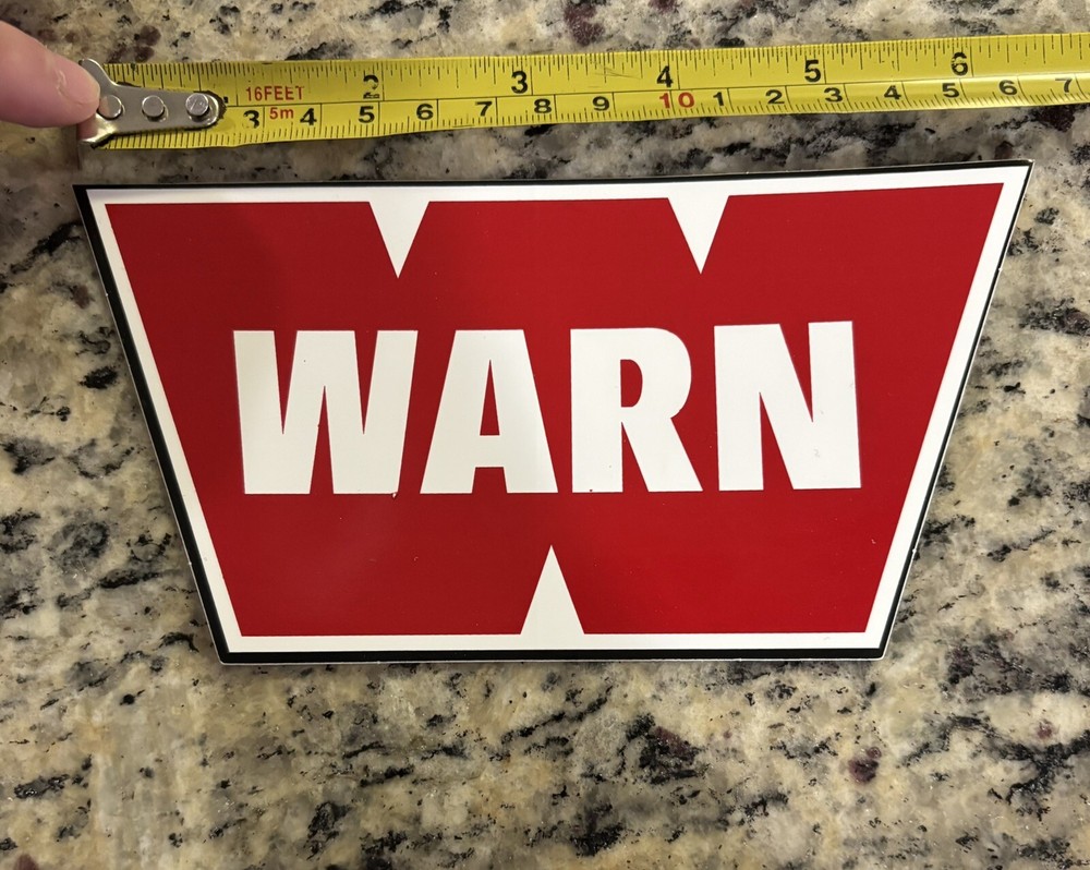 authentic WARN WINCH STICKERS DECALS racing offroad overland utv ultra 6 inch