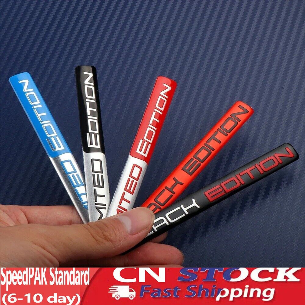 Black Edition Logo Emblem Car Badge Car Rear Tailgate Sticker Decal Accessories