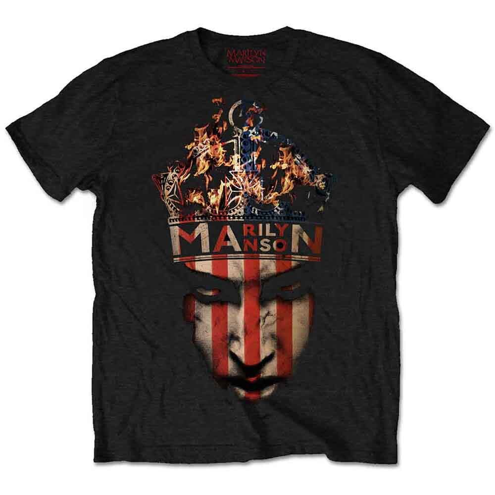 Marilyn Manson Crown Graphic Tee for Fans and Collectors