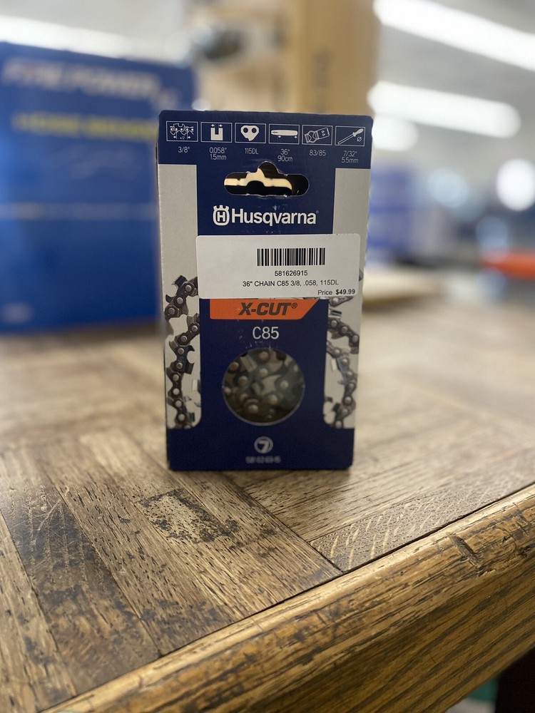 Husqvarna C85 36” Chainsaw Chain X Cut 581626915