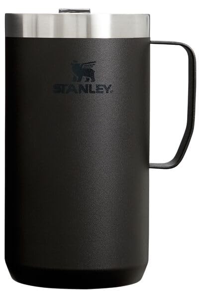 Stanley Stay-Hot Camp Mug 24 oz | Press Fit Drink Through Lid | Cup for Coffe...