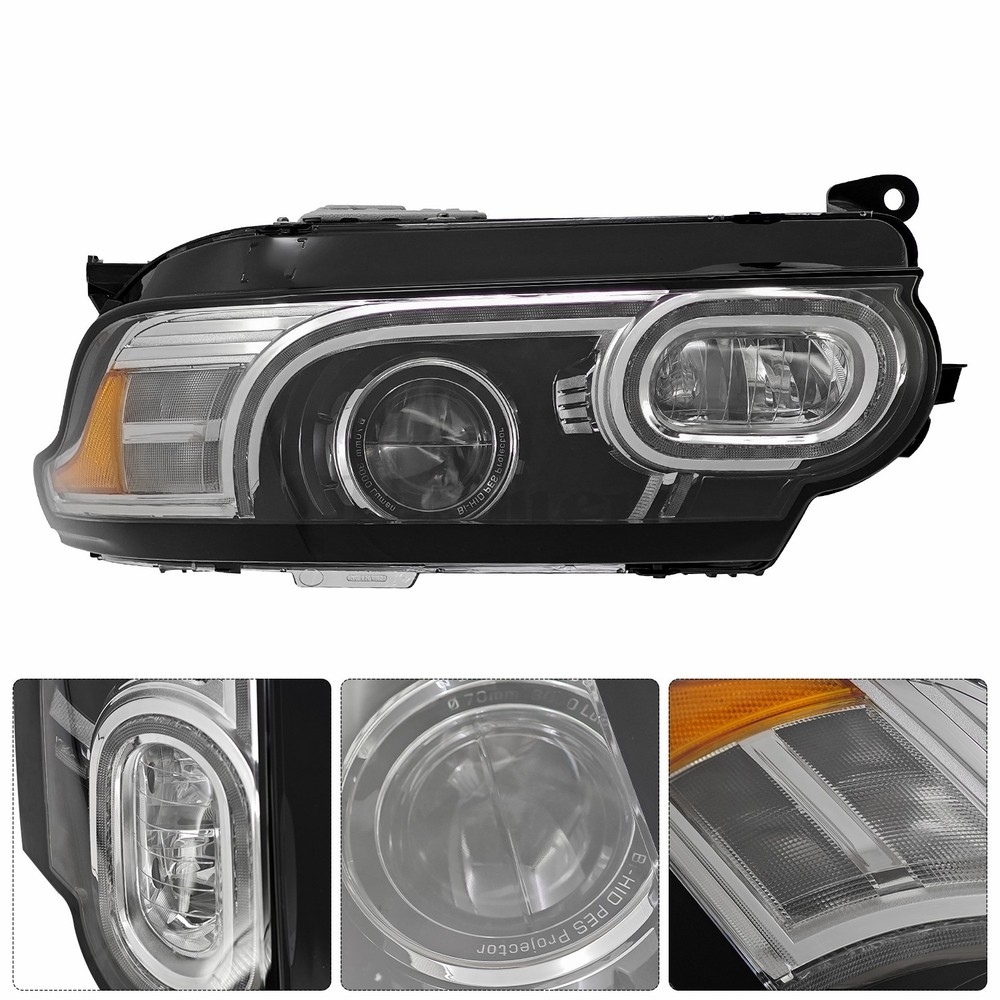 Left/Right/Pair For 14-2017 Range Rover Sport Xenon HID LED DRL Headlight w/AFS