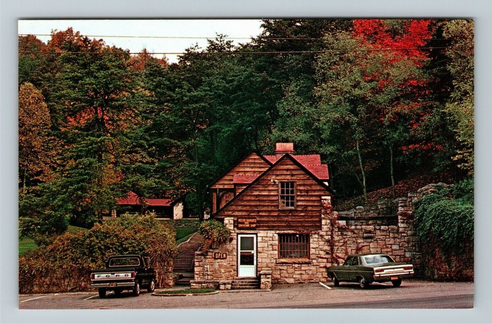 Ansted WV-West Virginia, Hawks Nest State Park Vintage Souvenir Postcard