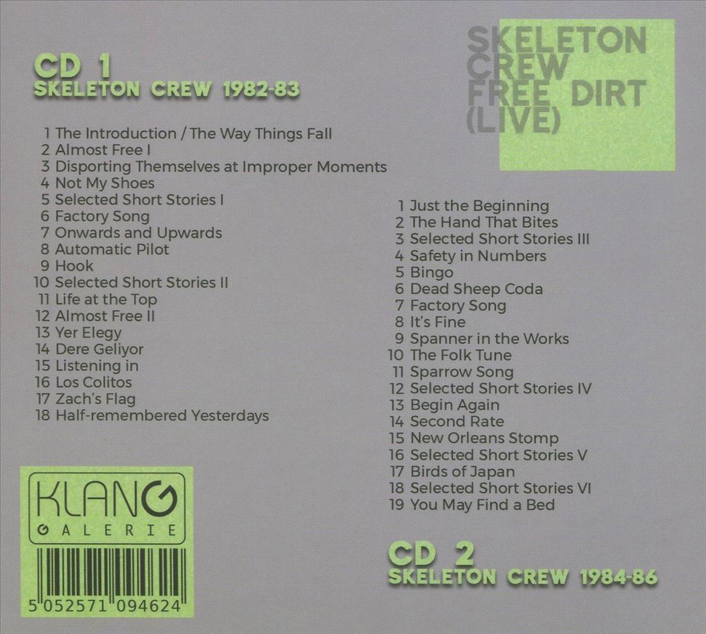 SKELETON CREW Free Dirt Live Performance New CD Album