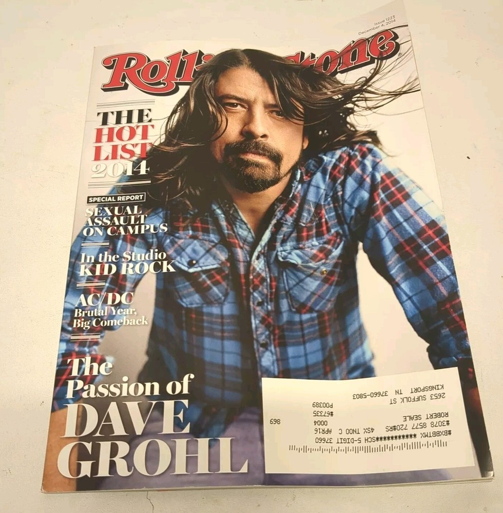 Rolling Stone Magazine Issue 1223 December 4 2014 Dave Grohl AC/DC
