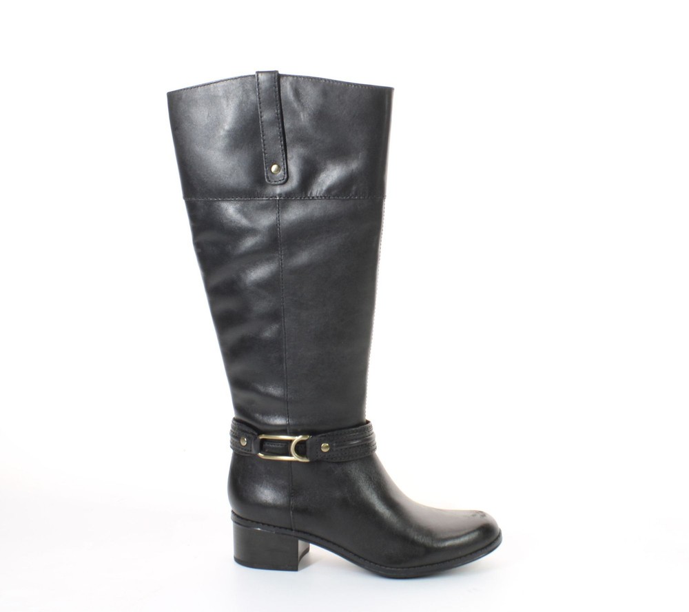 Bandolino Womens Coloradeew Black Fashion Boots Size 5 (131363)