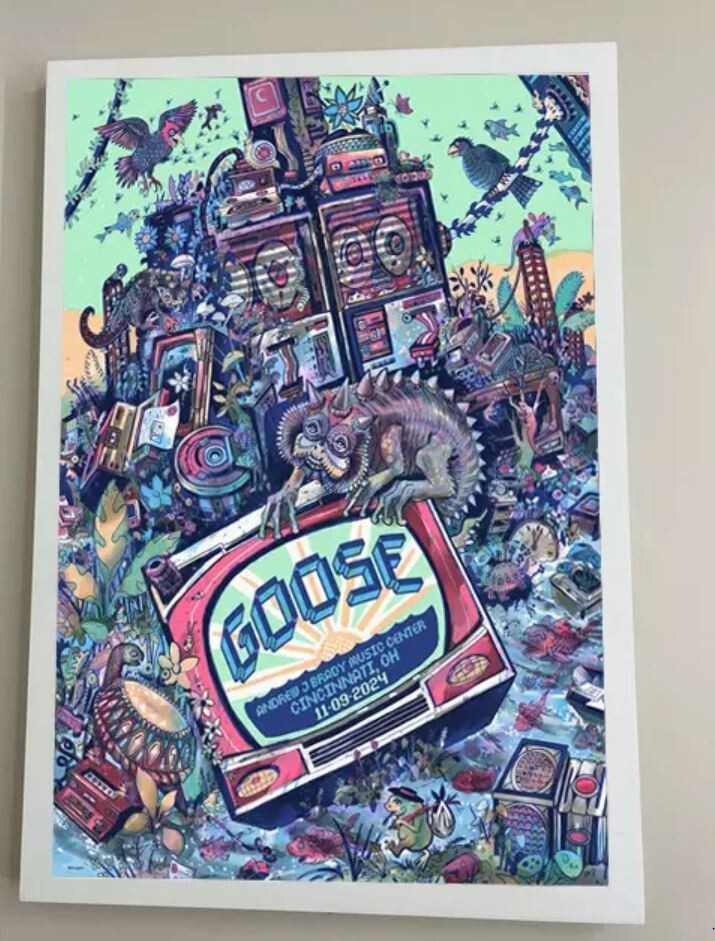 Goose Nov 9 2024 In Cincinnati OH Tour Poster