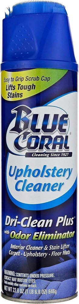 Blue Coral DC22 Upholstery Cleaner Dri-Clean Plus with Odor Eliminator 22.8 oz