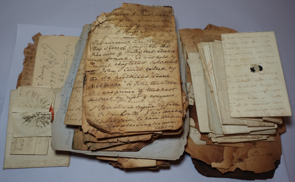 Darby Family Leap Castle Ireland 1660s-1860s 歴史文書 & 文書ロット
