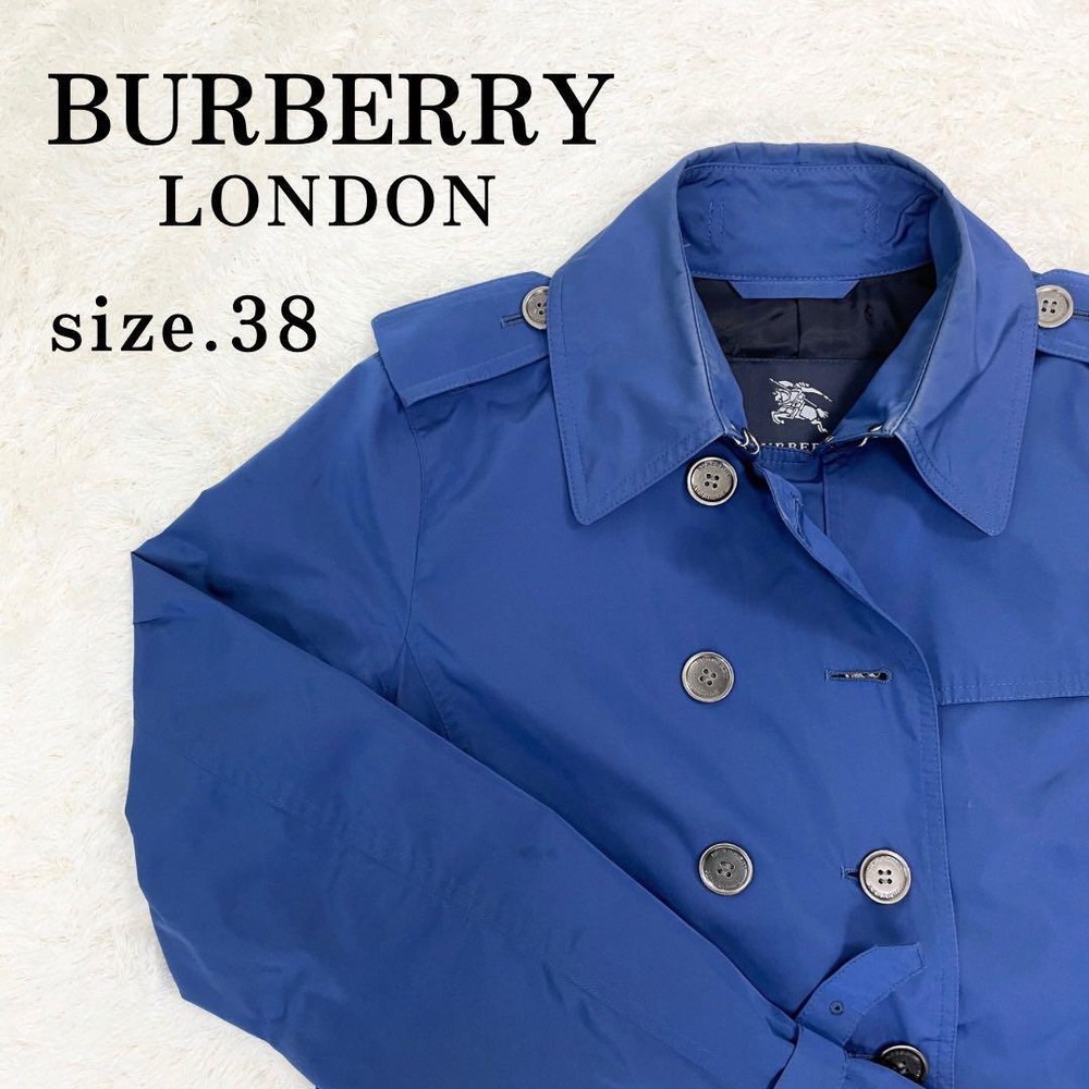 Burberry London Blue Trench Coat for Women Authentic Japanese Import