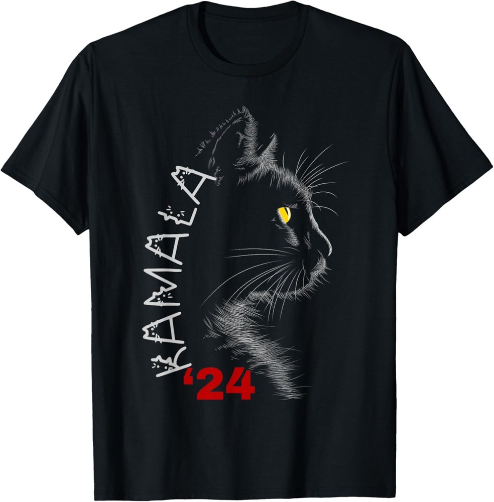 Cat For Harris 2024 Election Kamala Harris Waltz 2024 T-Shirt