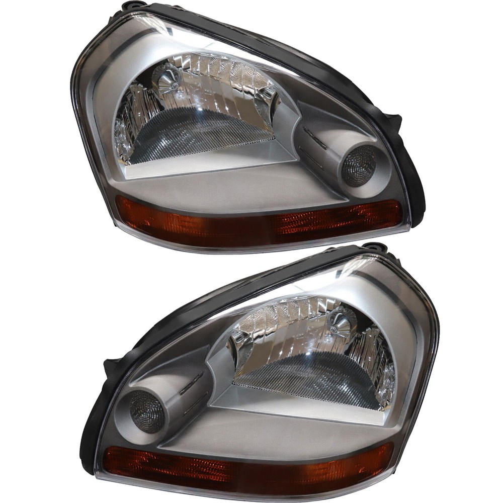 2005-2009 Hyundai Tucson Headlight Pair Left & Right Replacement Lamps