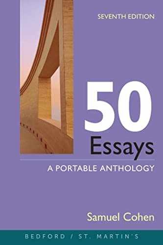 50 Essays: A Portable Anthology (The - Paperback, by Cohen Samuel - Acceptable