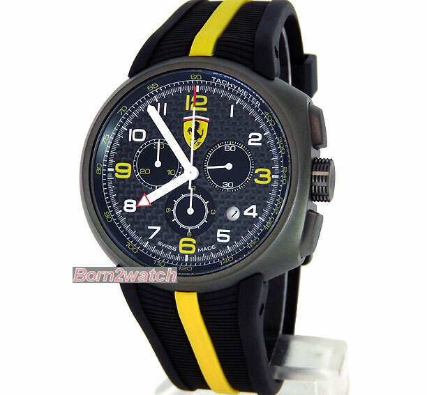 FERRARI FE-10-GUN-CG-FC MEN SWISS MADE CHRONOGRAPH 45mm *SUPER CLEARANCE SALE*-image