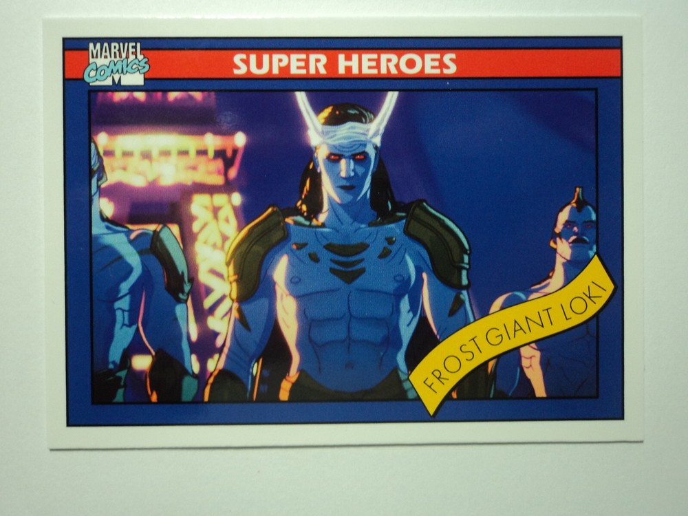 2023 Upper Deck Marvel What If 1990 Universe #8 Frost Giant Loki Trading Card