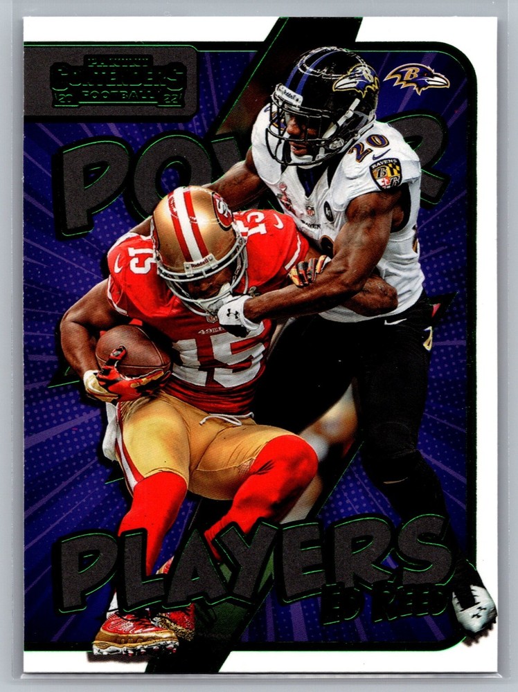 2022 Panini Contenders Power Players PWR-ERE Ed Reed Football Card