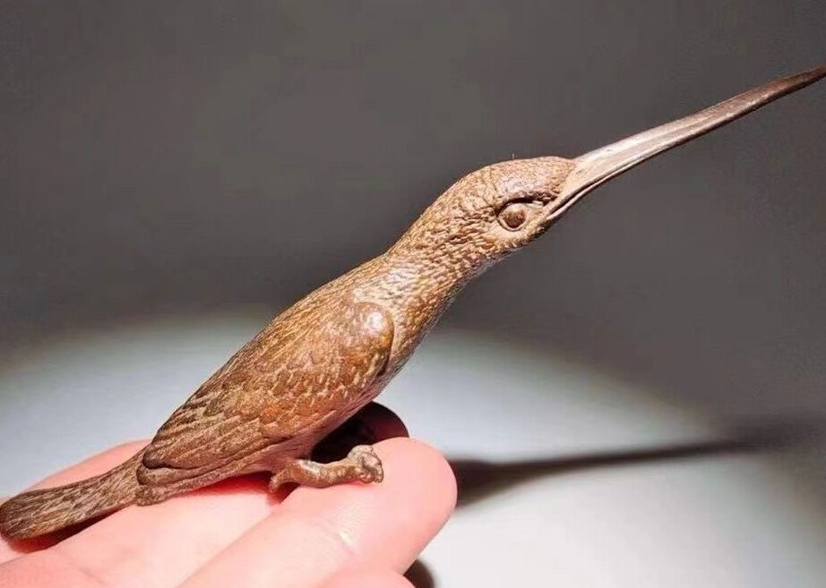 Bird Figurine Bronze Statue Animal Figurines Toys House Office home Decor Gifts