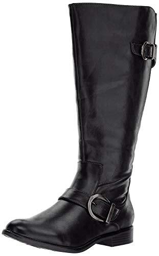 Bota ecuestre LifeStride Rosaria-WC para mujer, negra Wc, 6M