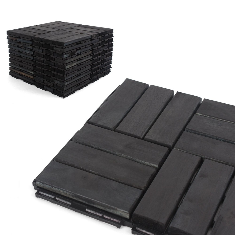 3rd Street Inn Interlocking Deck Tiles for Outdoor Patio Flooring