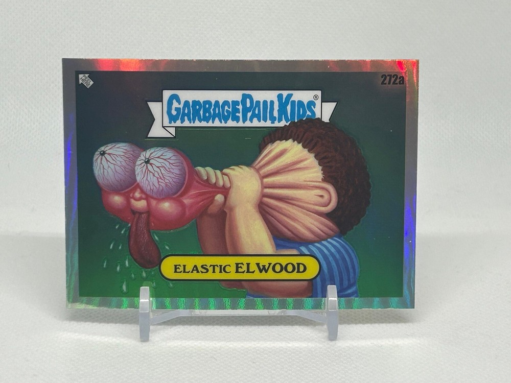 Garbage Pail Kids Chrome 7 Elastic Elwood Refractor 272a GPK Trading Card