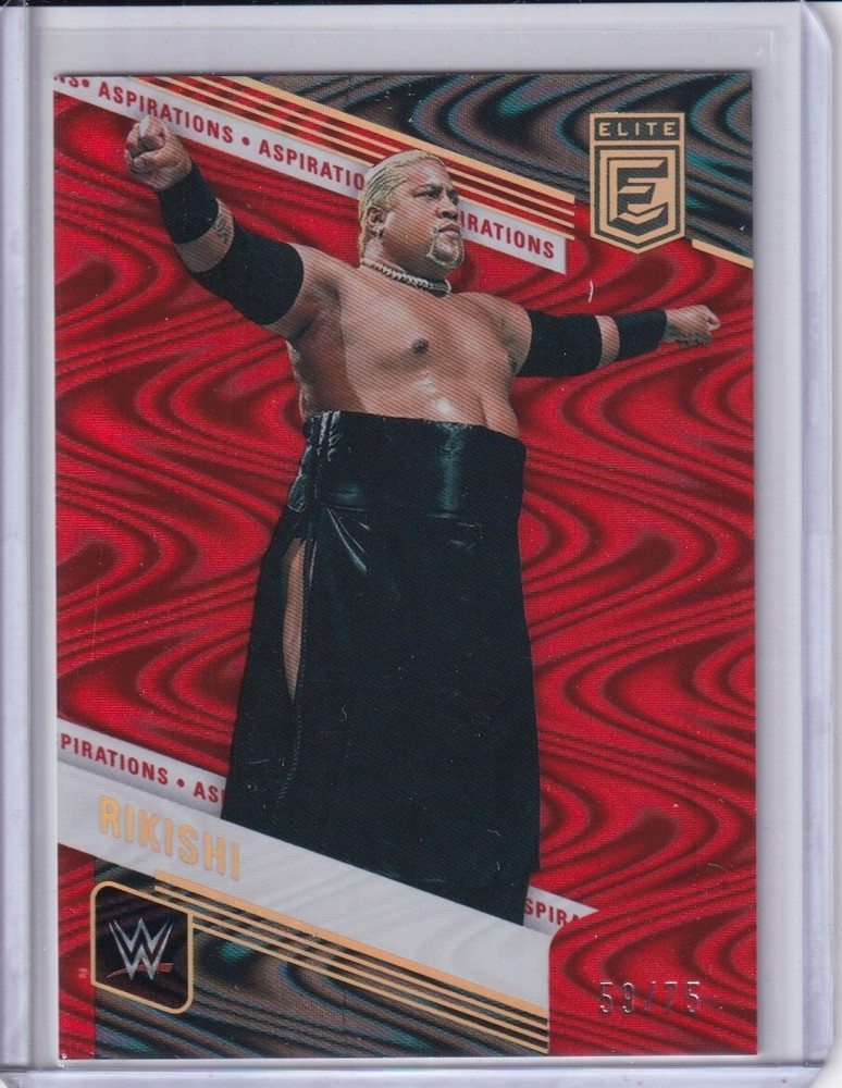 Rikishi - 2023 Donruss Elite WWE - Aspirations Swirl #126 - /75 - Legends