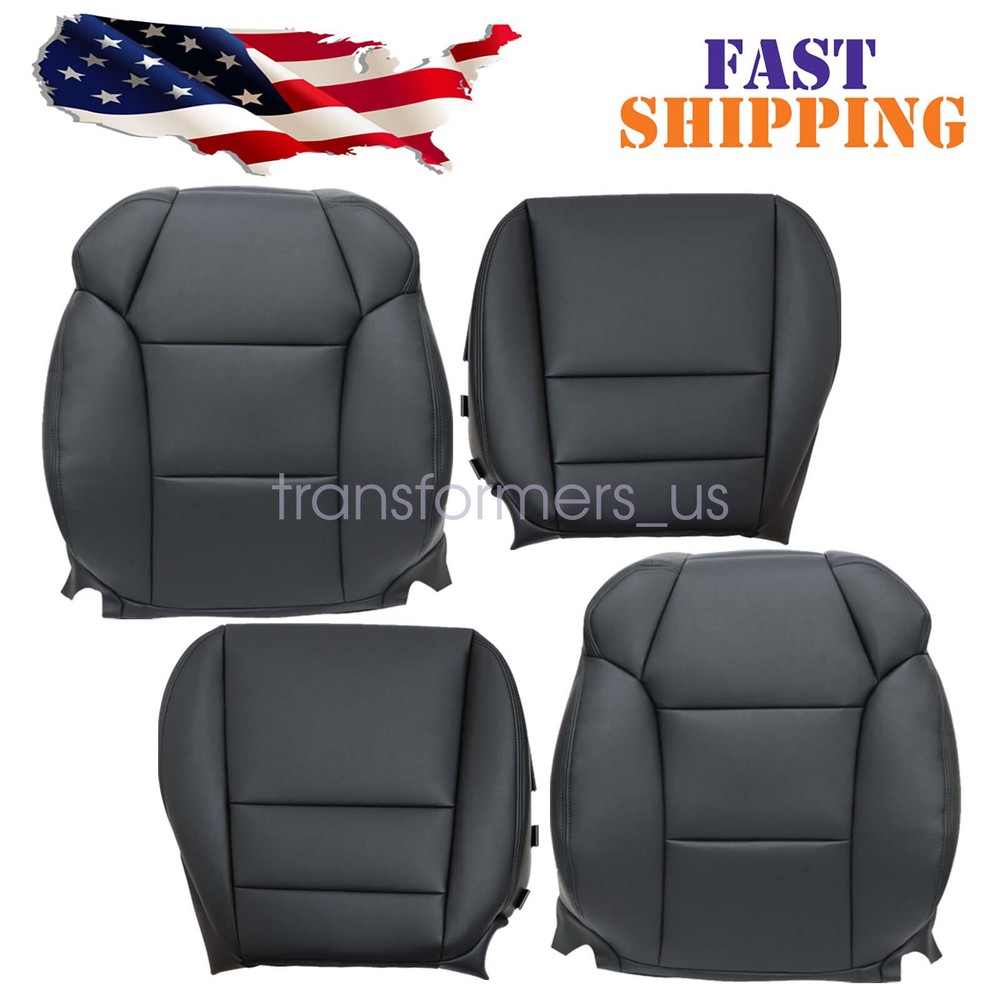 Front Bottom & Top Replacement Seat Cover For 2009 2010 2011 2012 2012 Acura MDX
