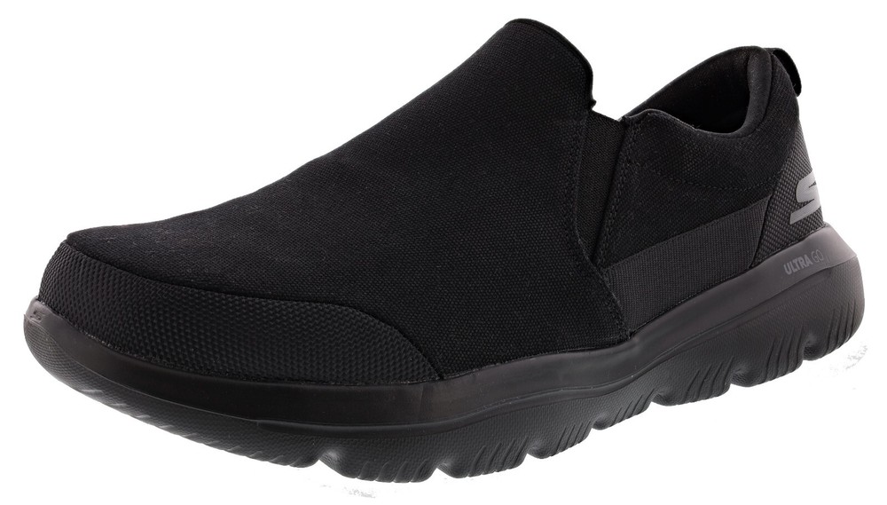 Skechers Men Go Walk Evolution Ultra-Ramble Slip-On Walking Shoe Wide Width 4E