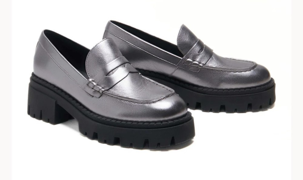 Free People Women's Lyra Lug Sole Loafer Size 38/8 Brand New No Box