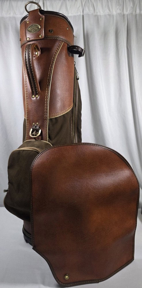 Vintage Spalding Golf Bag with Rain Hood No Strap Included