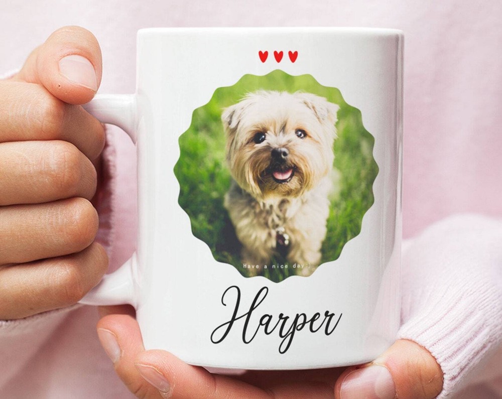 Custom Pet Coffee Mug Dog Photo Mug Dog Lover Coffee Mug Pet Coffee Mug Photo